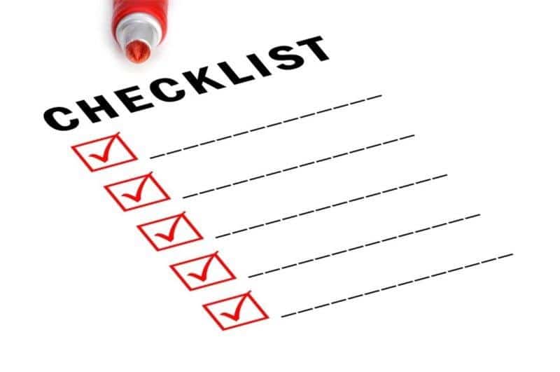 Checklist công việc